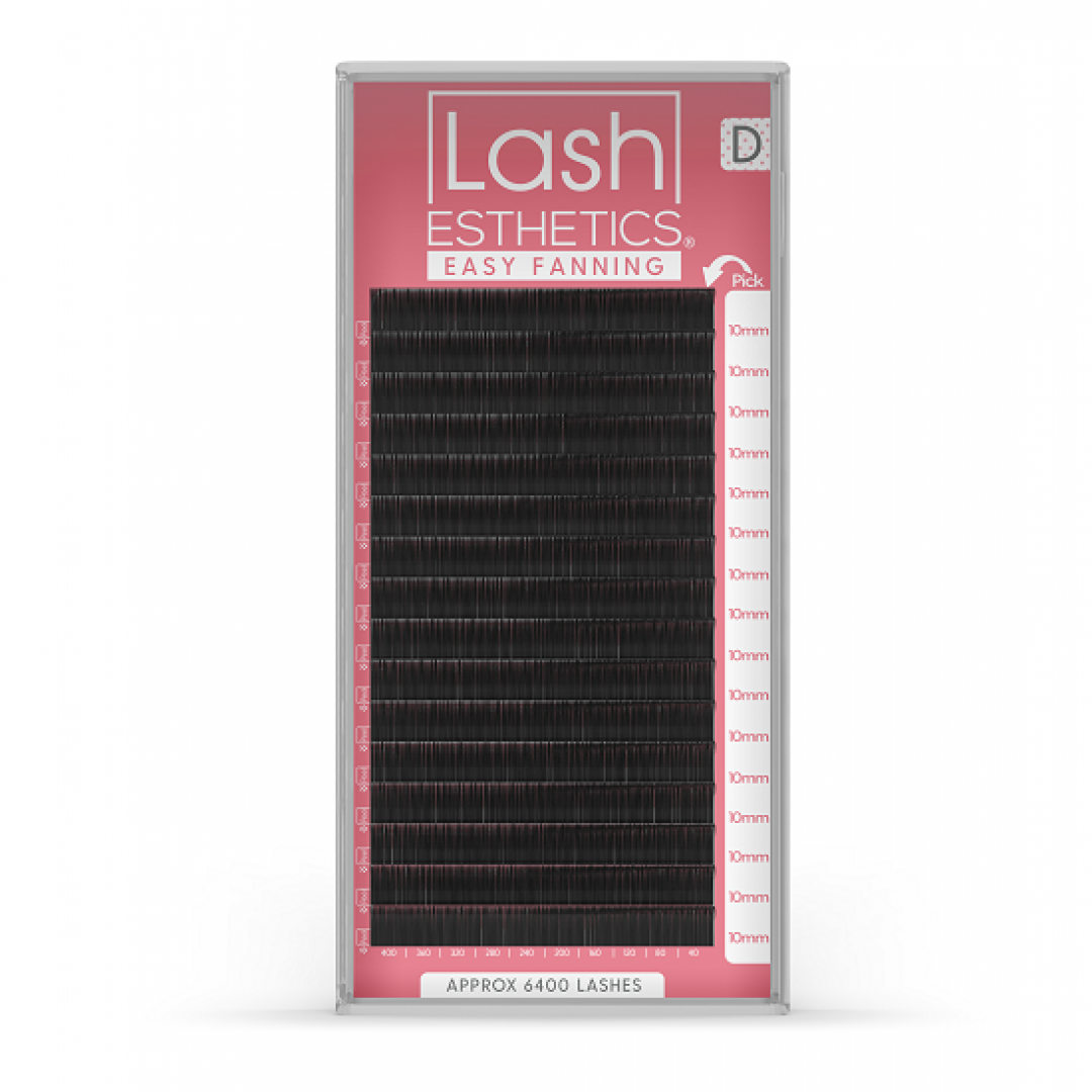 LASH ESTHETICS EASY FANNING LASHES CURL C